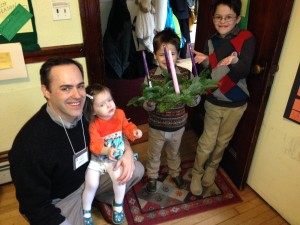 Many Hands make wreaths with light