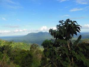 A view from Kizara Village - to the mountains and the Indian Ocean beyond